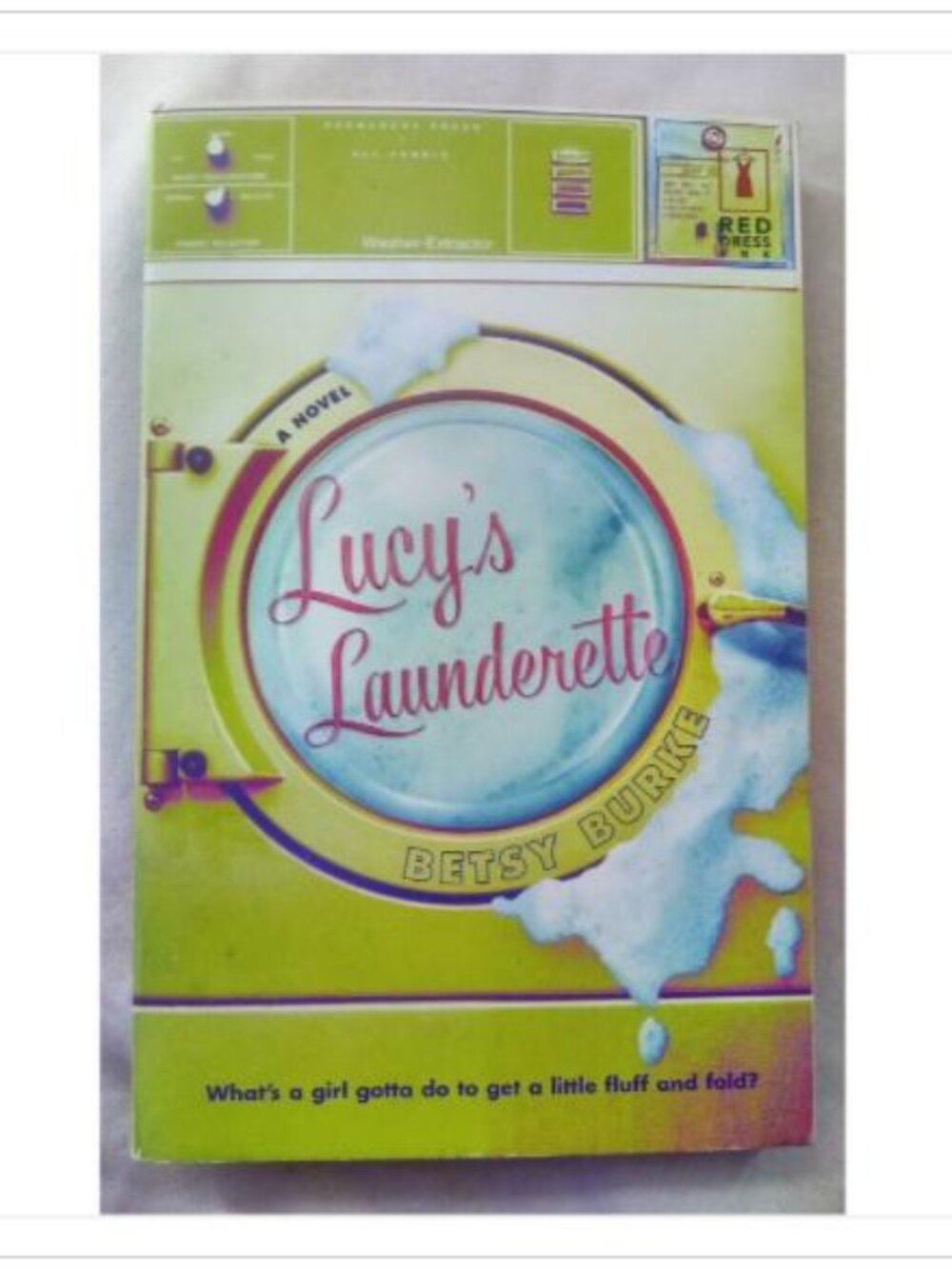 Lucy's Launderette Betsy Burke First Edition Paperback Book Vintage Novel Read